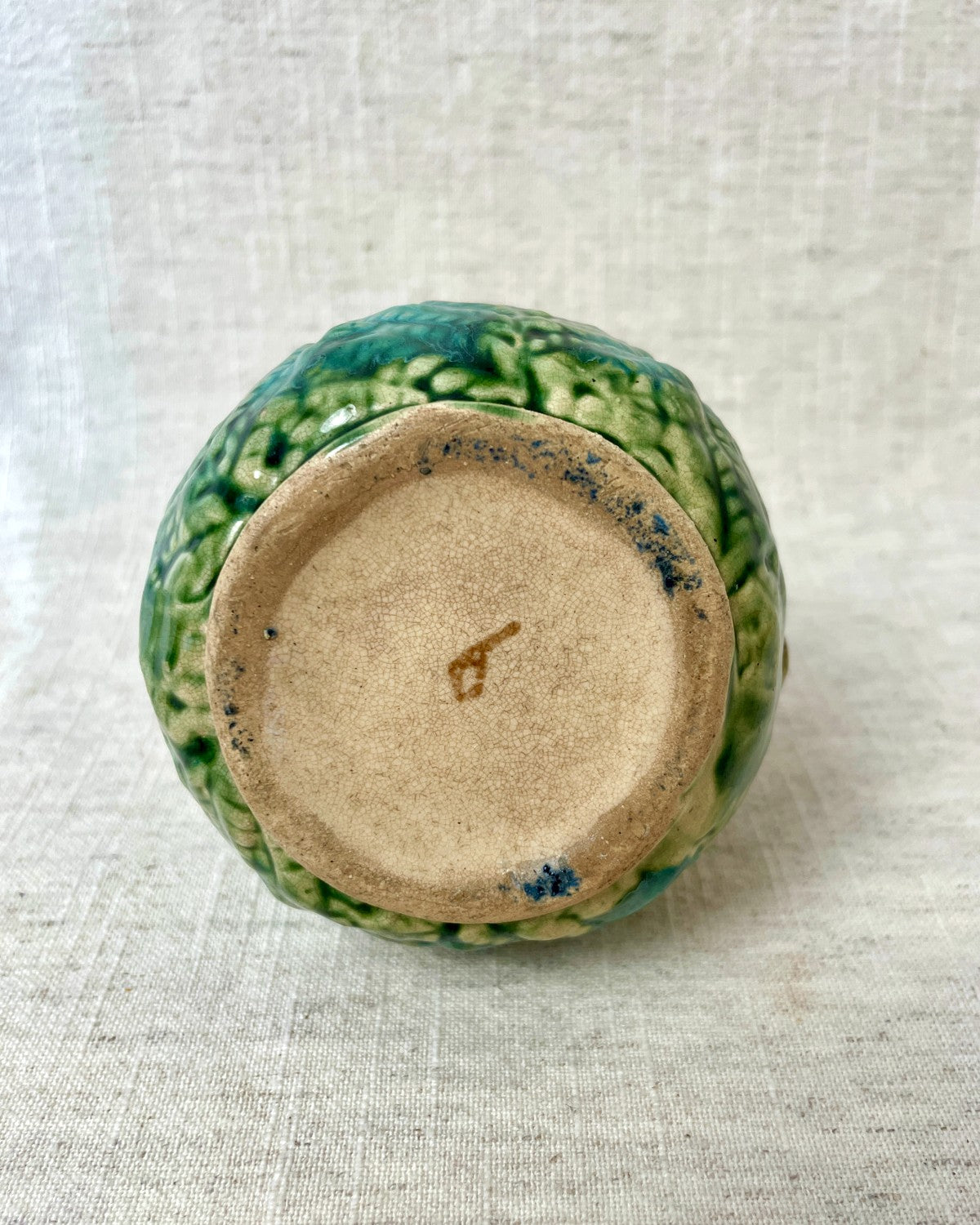 Antique Majolica Small Ceramic Jug