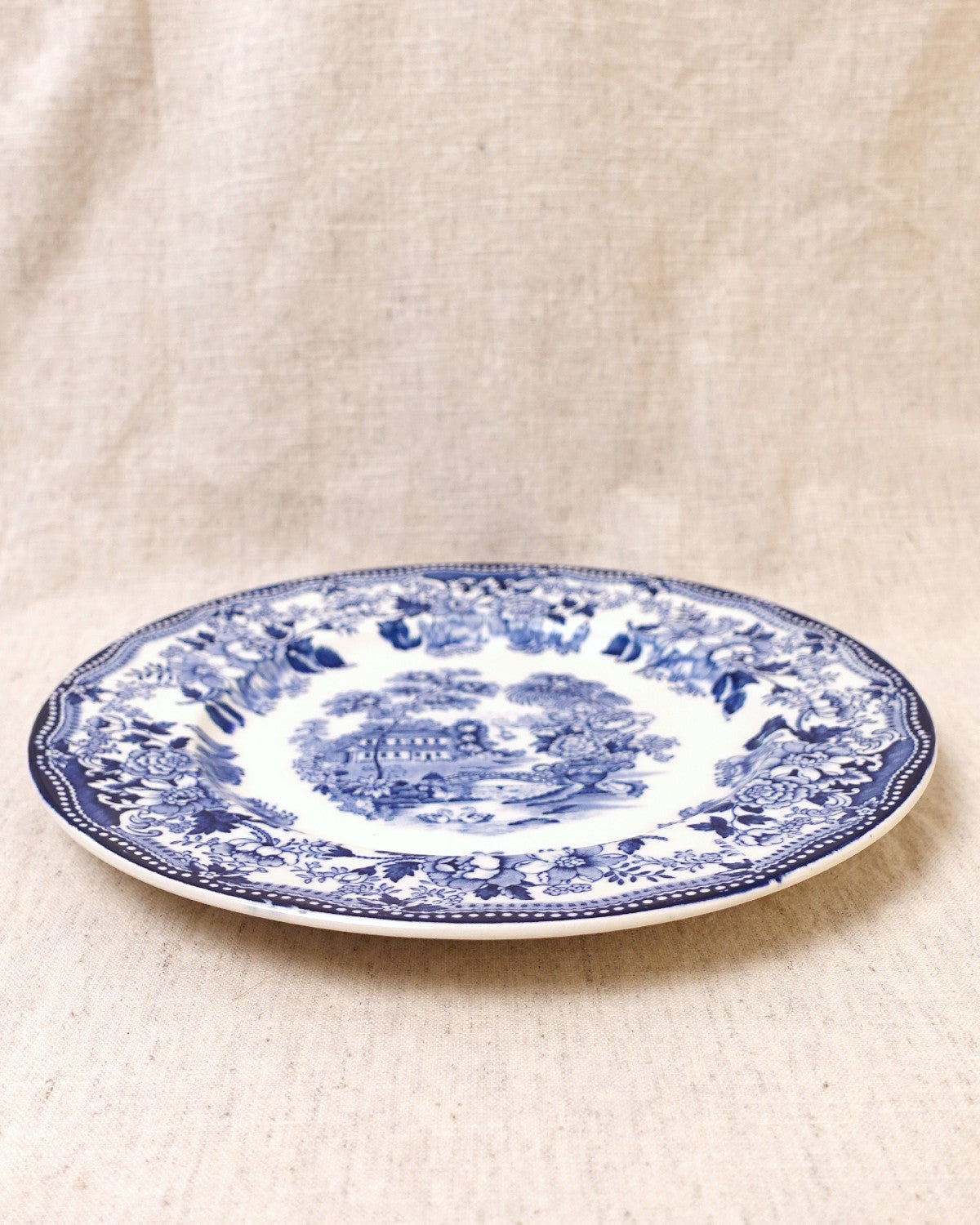 Vintage Blue and White Side Plate - Royal Staffordshire