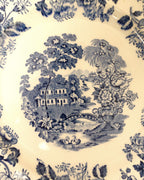 Vintage Blue and White Dinner Plate - Royal Staffordshire