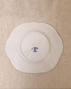 Vintage Blue and White Dinner Plate - Booths