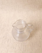 Vintage Miniature Ribbed Glass Jug