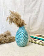 Blue Ceramic Bud Vase