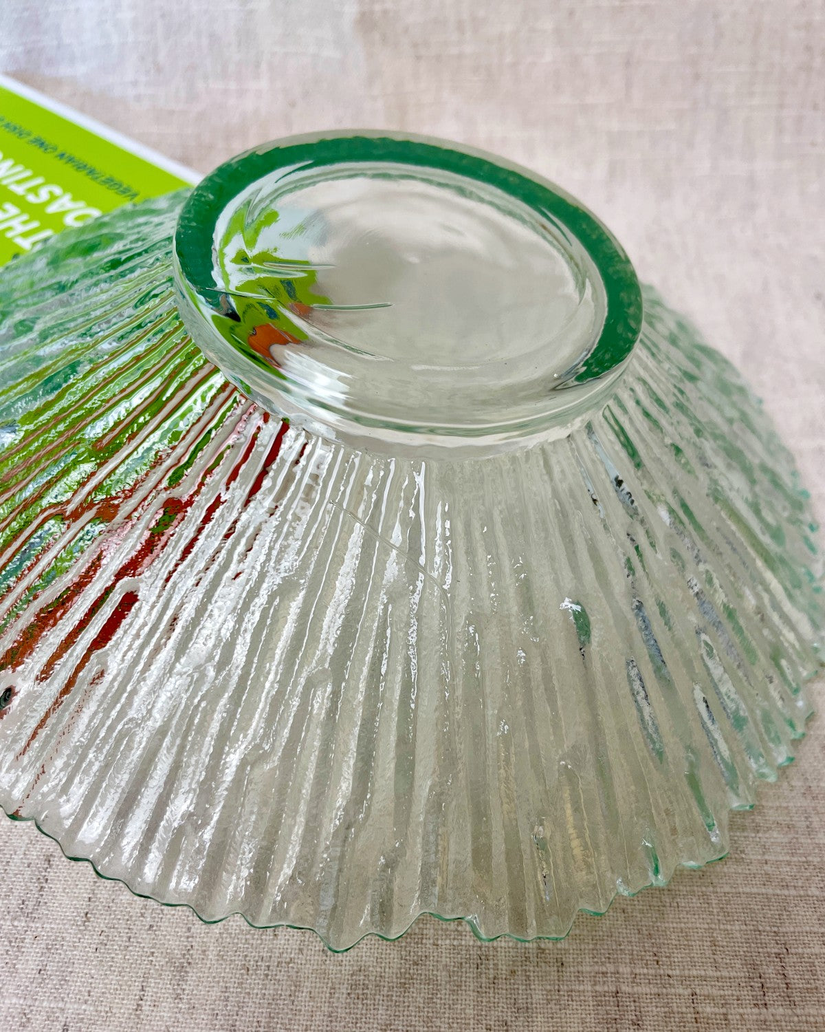 Small Pressed Glass Serving Dish