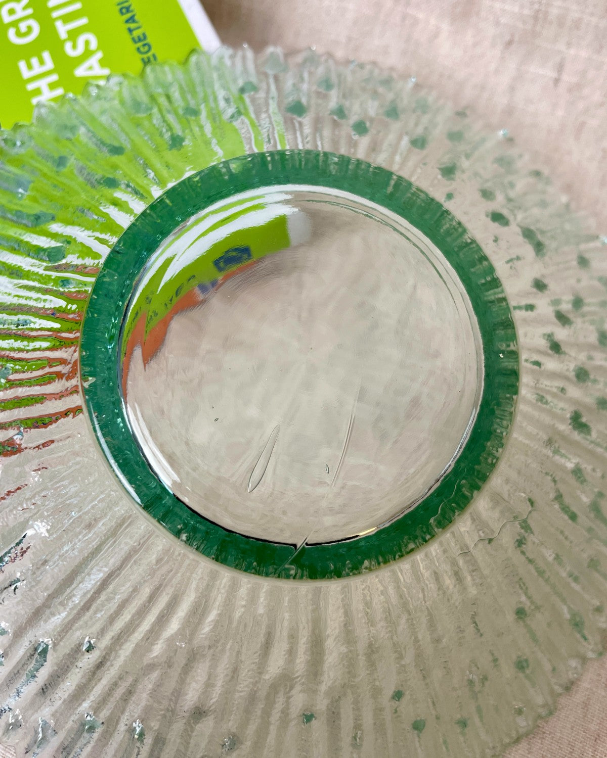 Small Pressed Glass Serving Dish