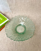 Small Pressed Glass Serving Dish