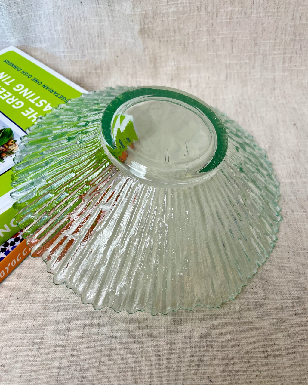Small Pressed Glass Serving Dish