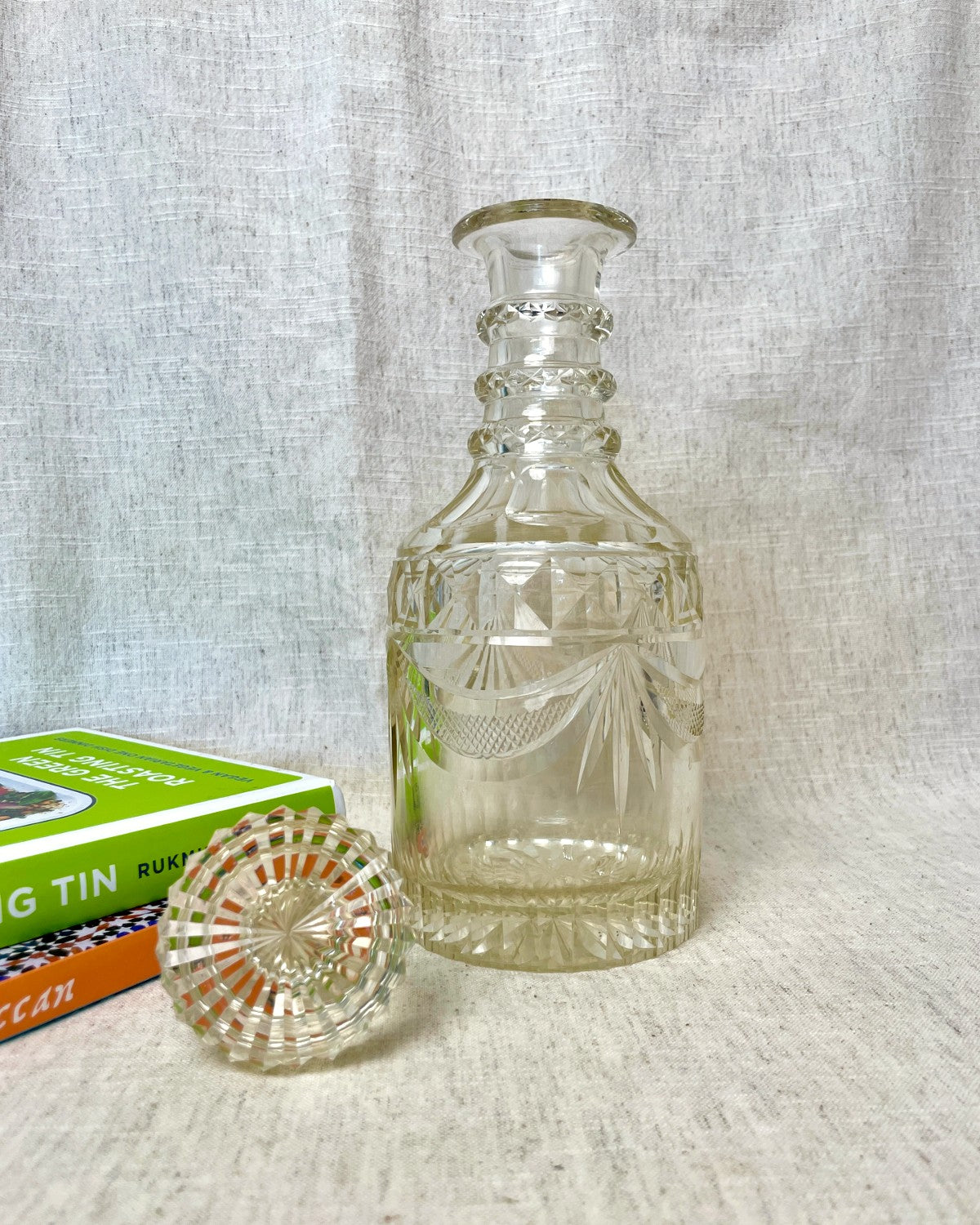 Vintage Cut Glass Decanter