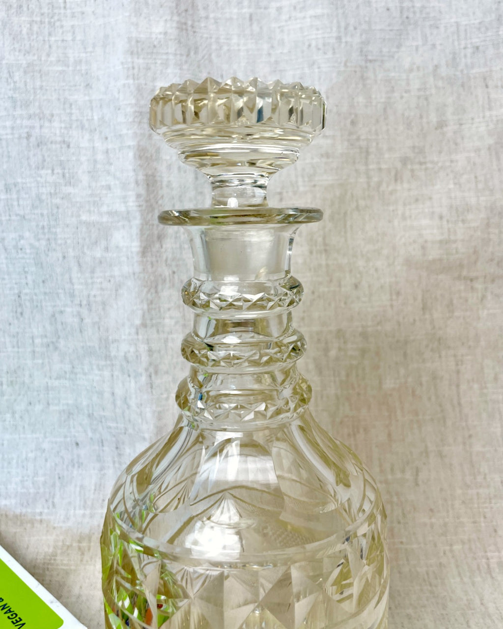 Vintage Cut Glass Decanter