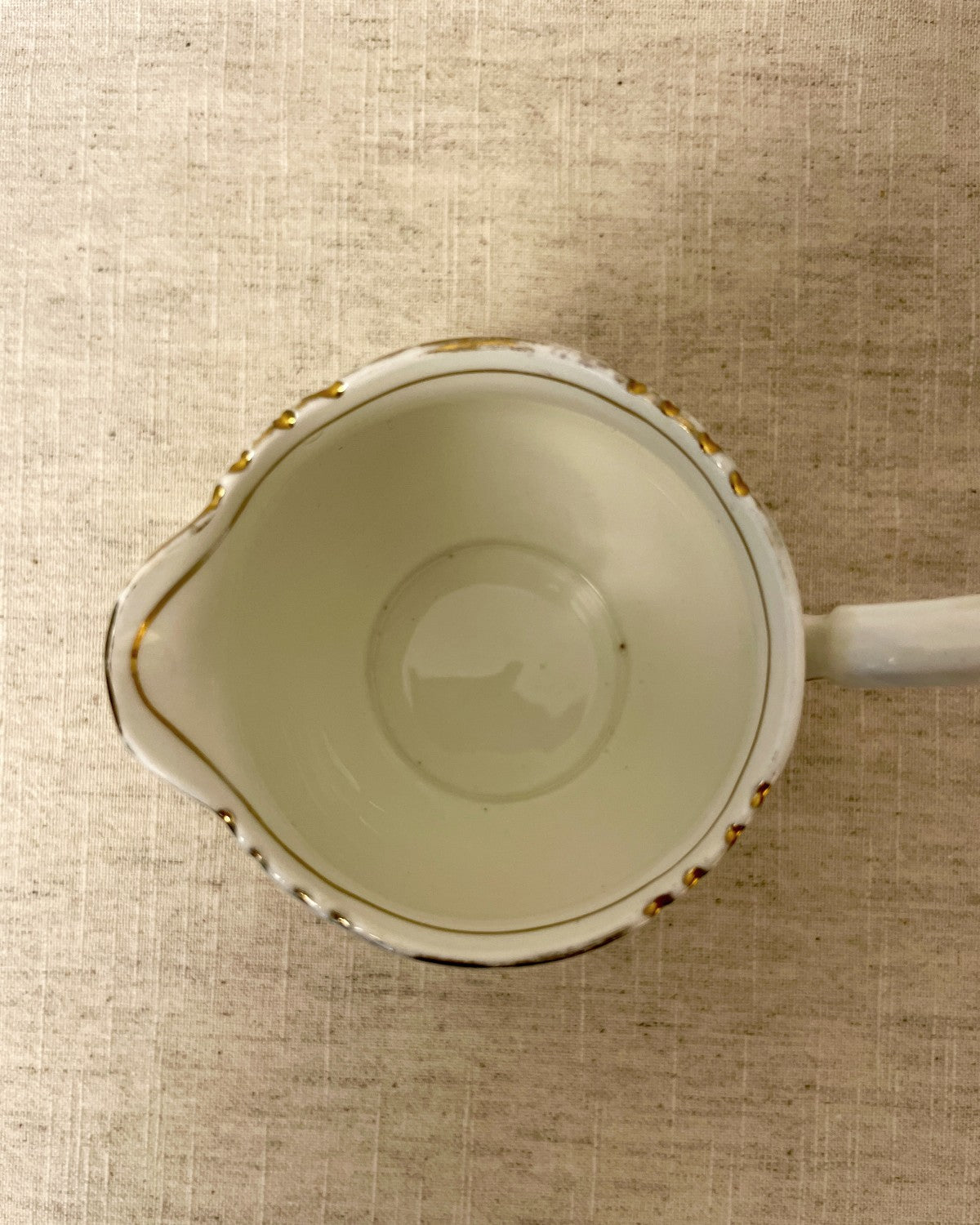 Vintage Floral China Milk Jug