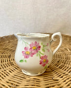 Vintage Floral China Milk Jug