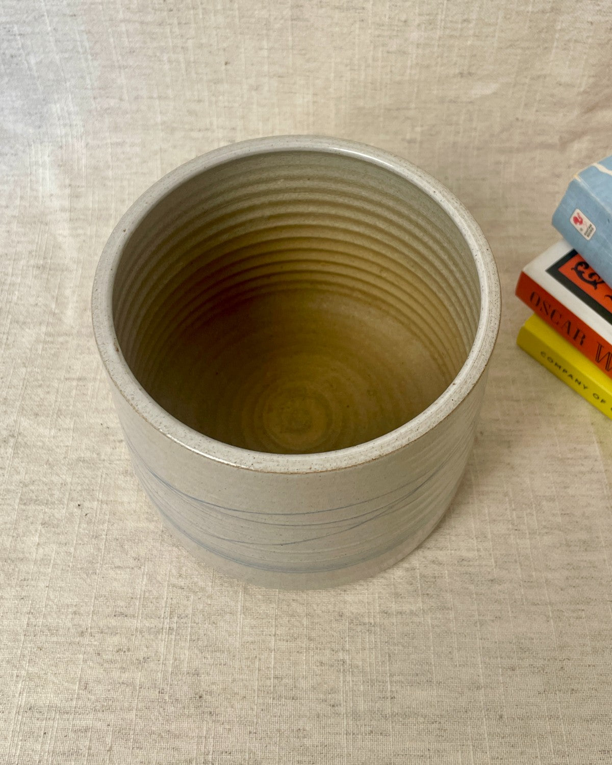 Grey & Blue Indoor Plant Pot