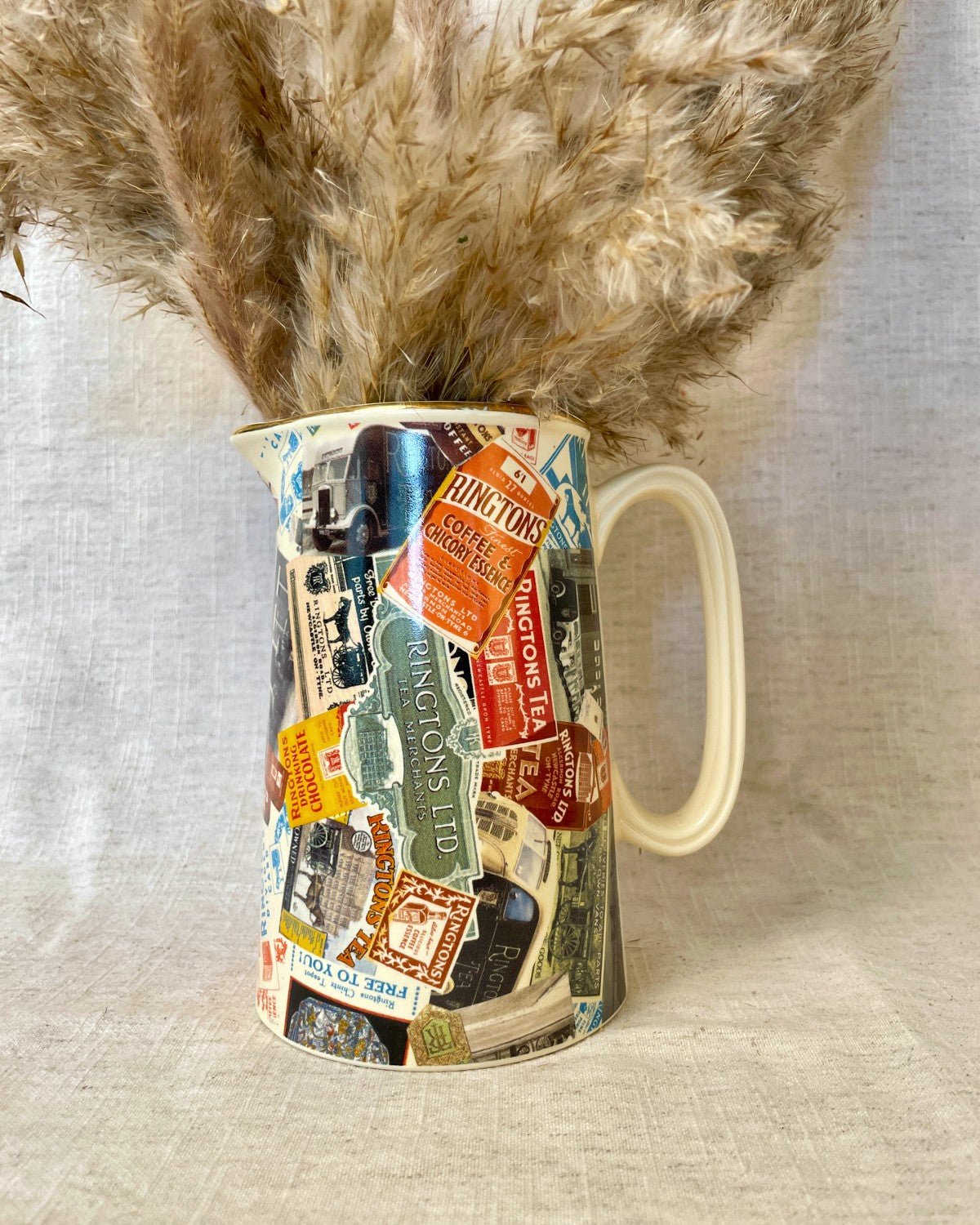 Ringtons Retro Packaging Ceramic Jug