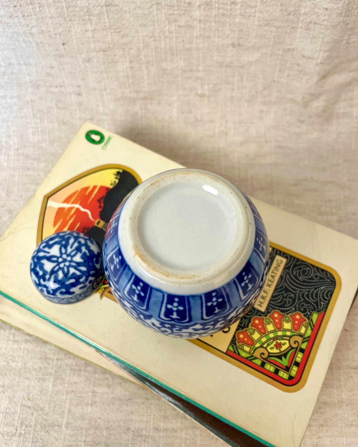 Miniature Chinese Blue and White Ginger Jar