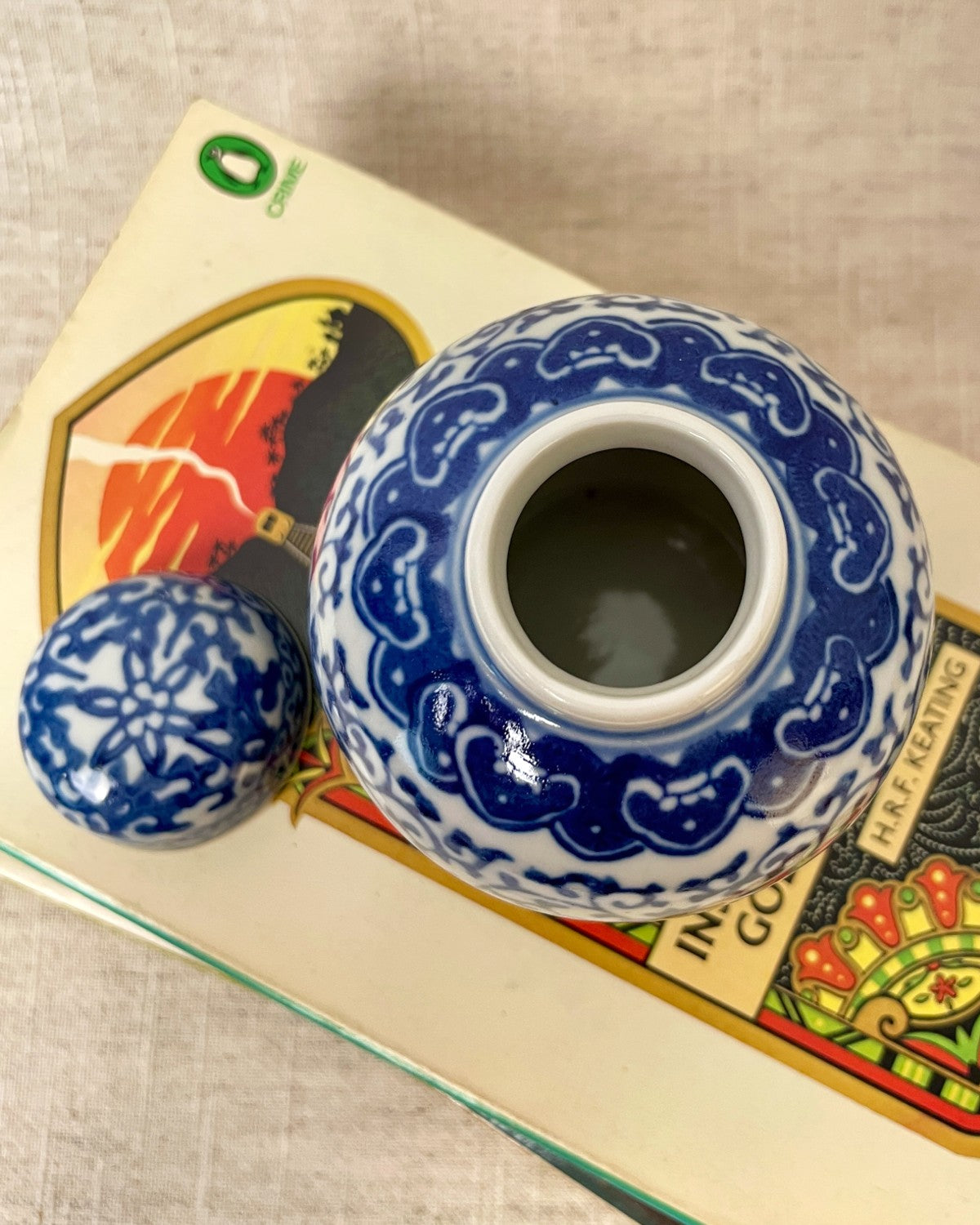 Miniature Chinese Blue and White Ginger Jar