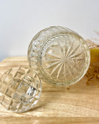 Vintage Round Cut Glass Decanter