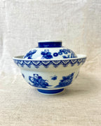 Vintage Japanese Karako Bowl with Lid