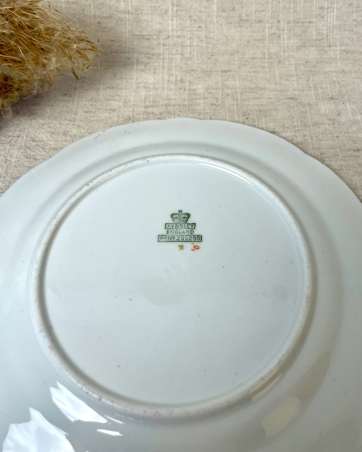 Vintage Aynsley Decorative Saucer Plate