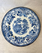 Vintage Royal Staffordshire Tonquin Dinner Plate, Blue & White