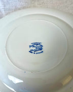 Vintage Royal Staffordshire Tonquin Dinner Plate, Blue & White