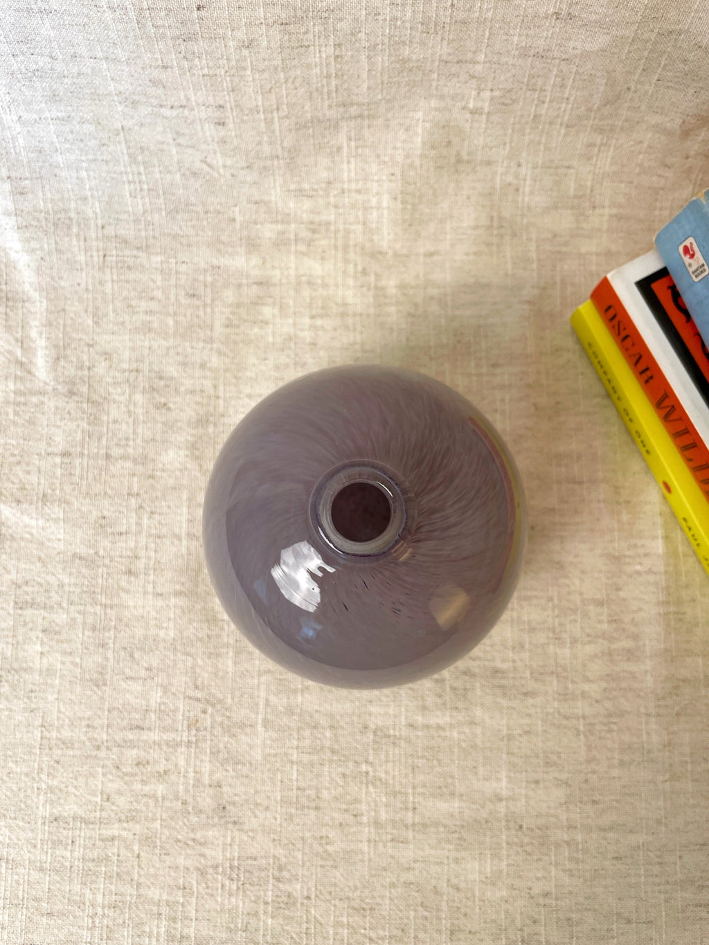 Purple Glass Bud Vase