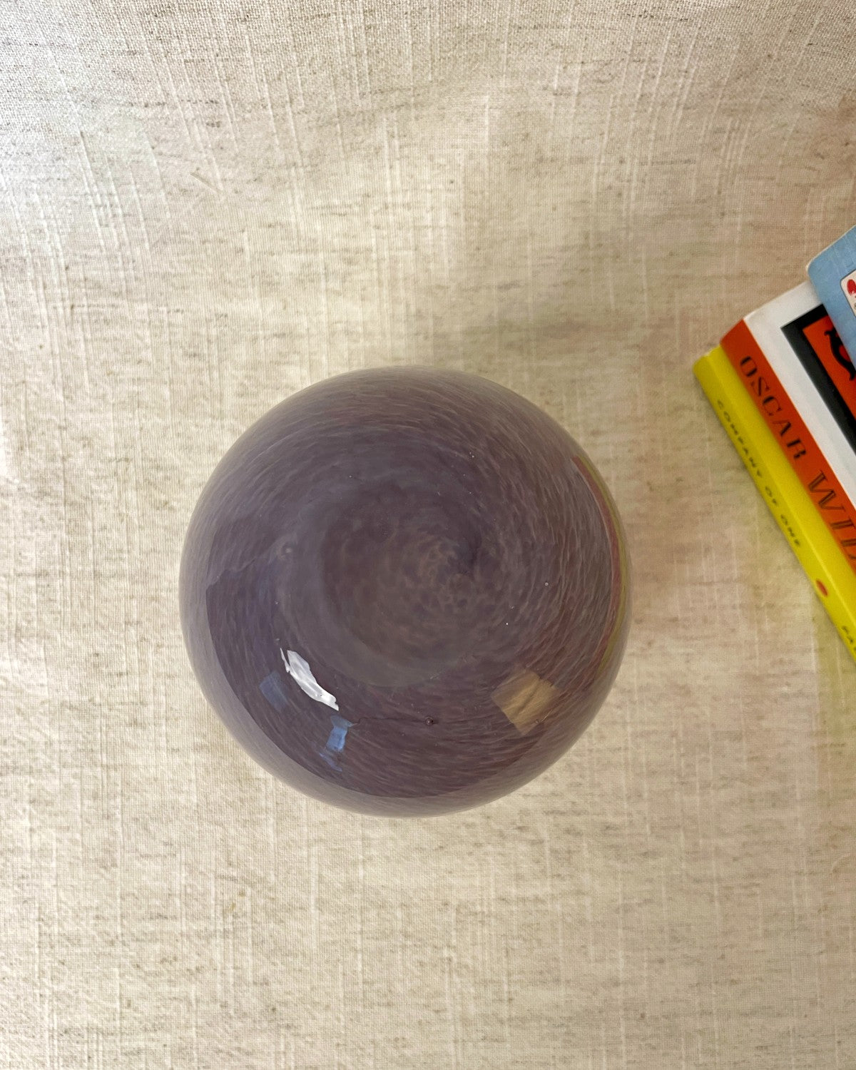 Purple Glass Bud Vase