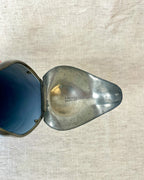 Antique Ceramic Jug with Pewter Lid