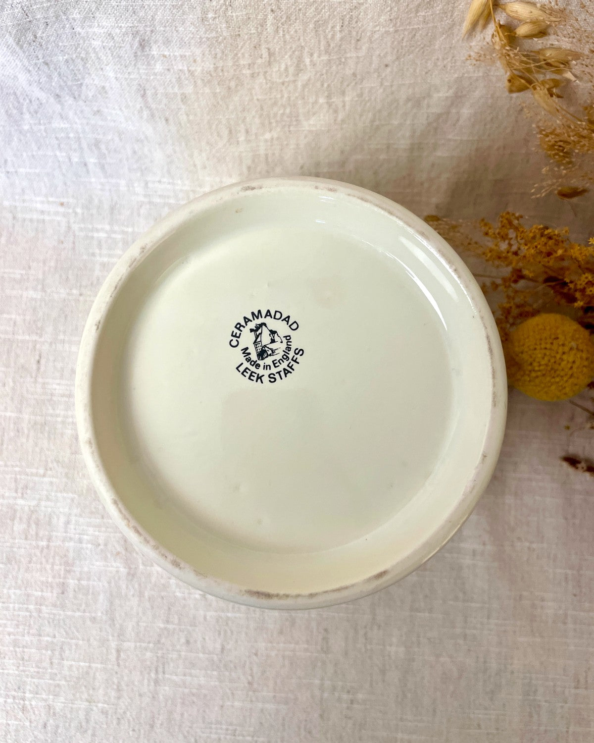 Vintage Ceramic Floral Indoor Plant Pot