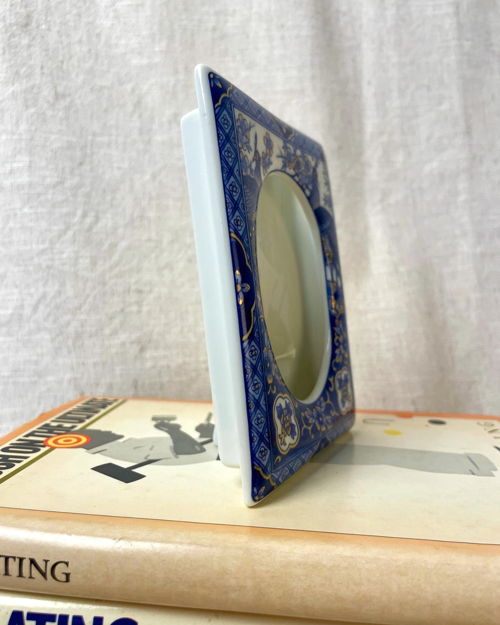 Imperial Peacock Ceramic Photo Frame