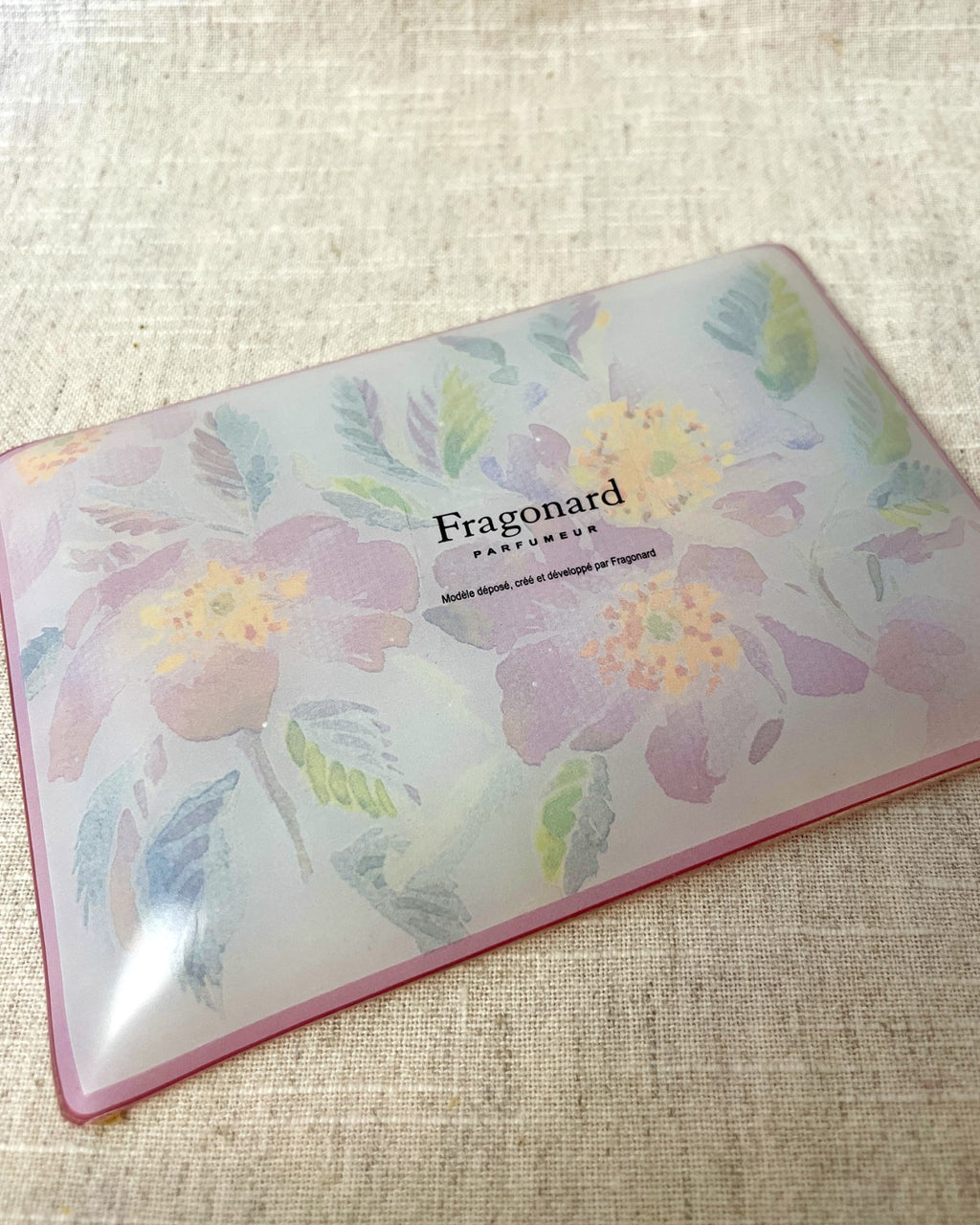 Fragonard Glass Soap Dish