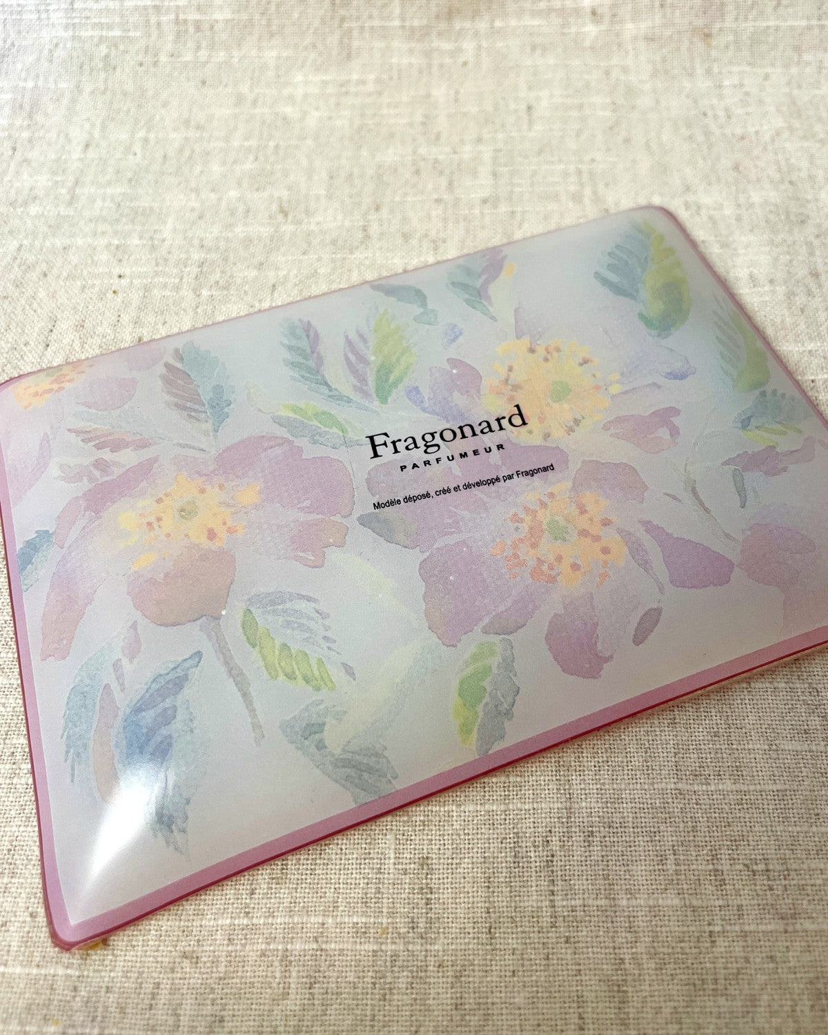 Fragonard Glass Soap Dish