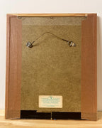 Vintage Still Life Oil Painting in Wooden Frame