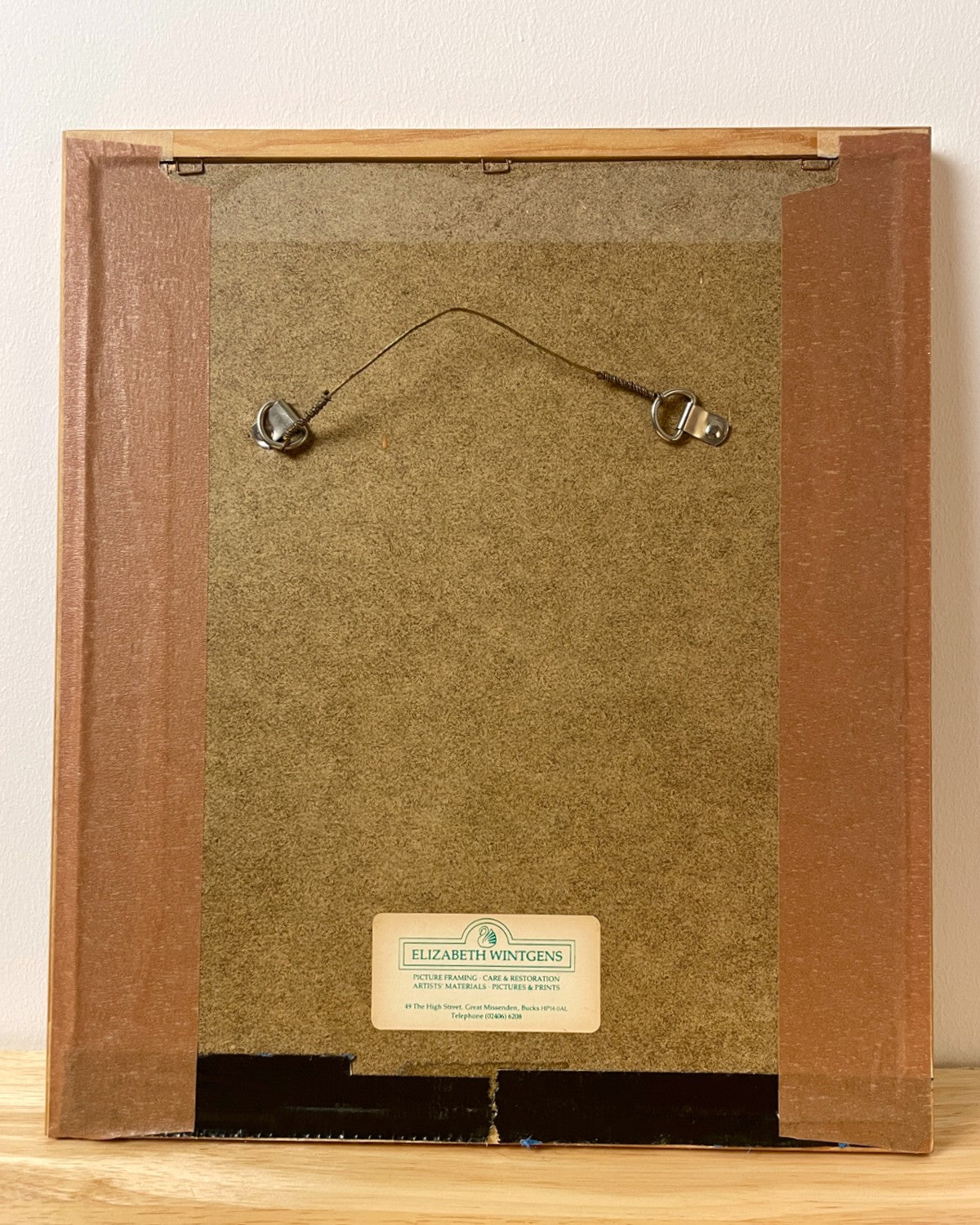 Vintage Still Life Oil Painting in Wooden Frame