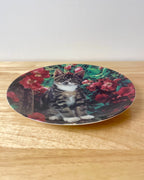 Cat Decorative Plate - 'Lady in Waiting'