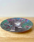 Cat Decorative Plate - 'King of the Castle'