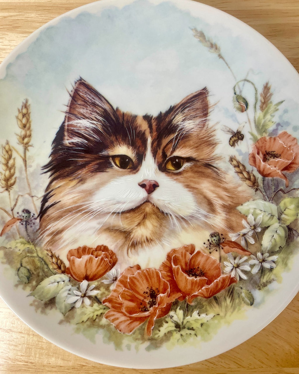 Royal Worcester Cat Decorative Plate