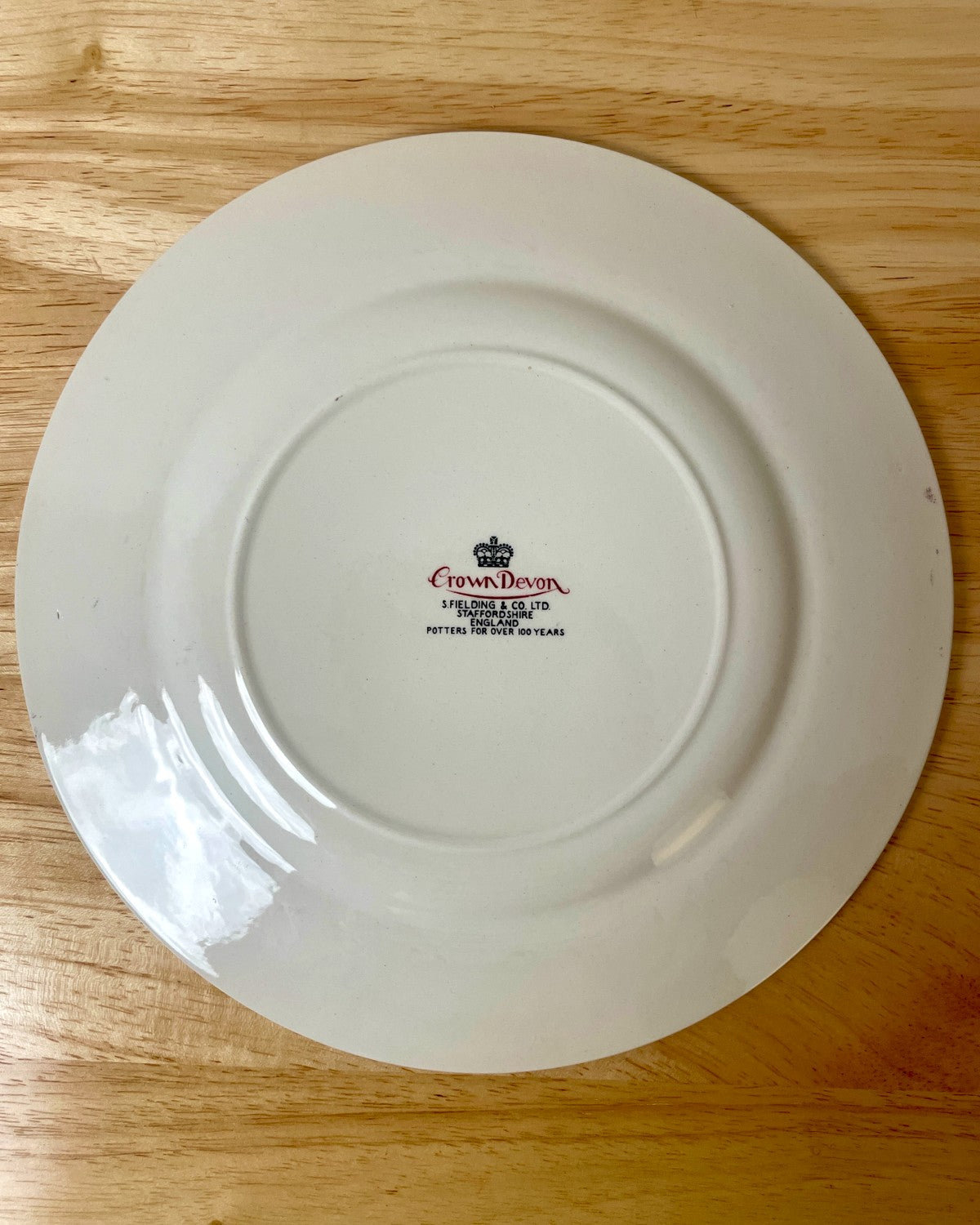 Crown Devon Decorative Plate - Kitten Quote