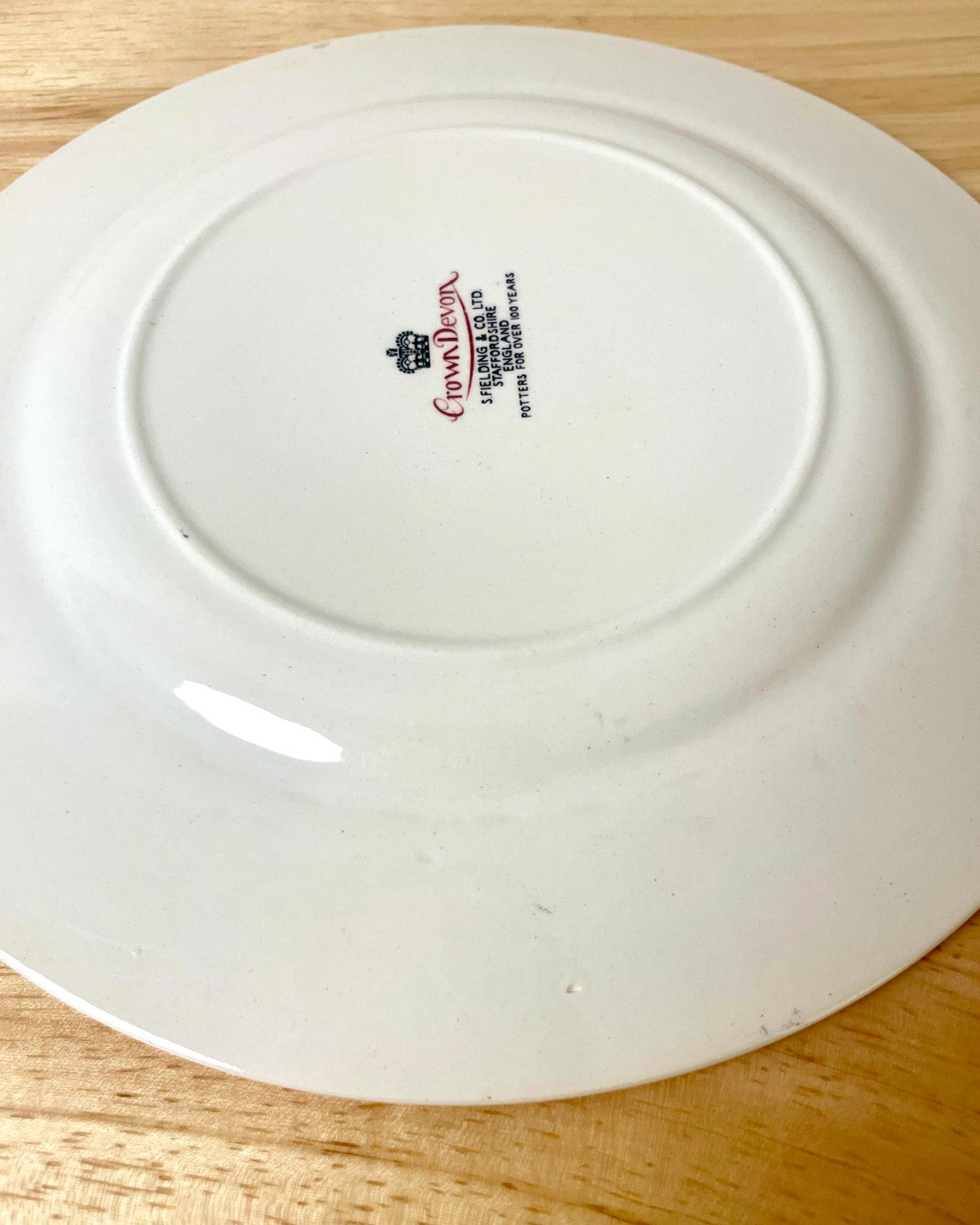 Crown Devon Decorative Plate - Kitten Quote